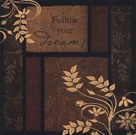 Framed Follow Your Dreams Print