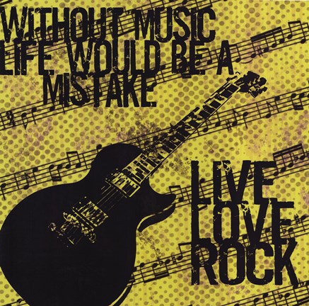 Framed Without Music Print