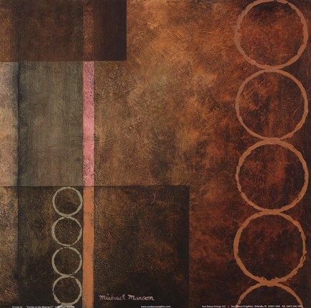 Framed Circles in the Abstract I Print