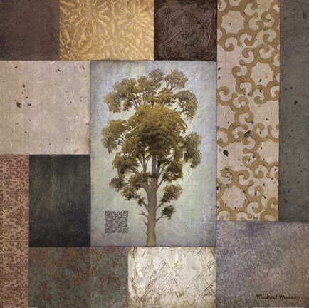 Framed Dezo Tree I Print