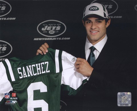 Framed Mark Sanchez 2009 Draft Day Print