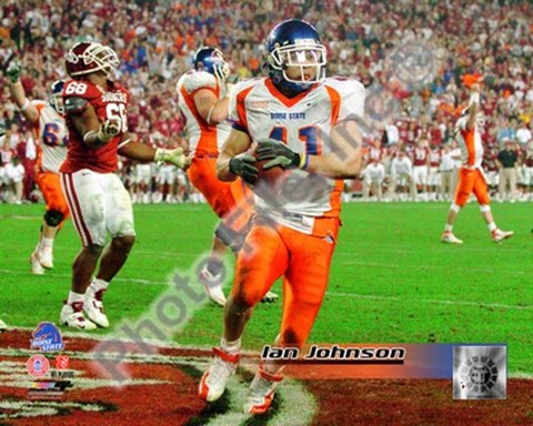 Framed Ian Johnson - Boise State Print