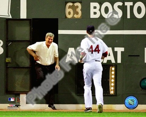 Framed Jason Bay / Bobby Orr - 2009 Print