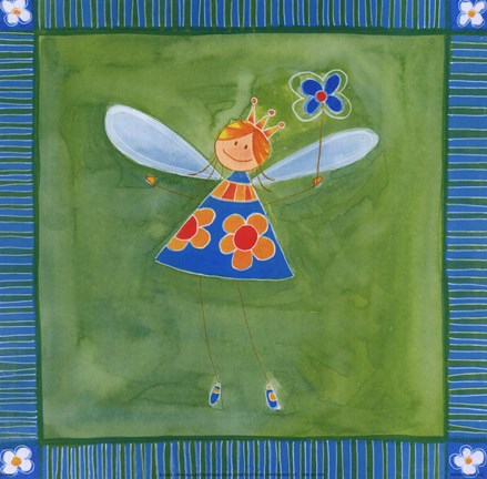 Framed Fairies II Print