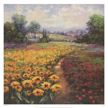 Framed Tuscan Pleasures I Print