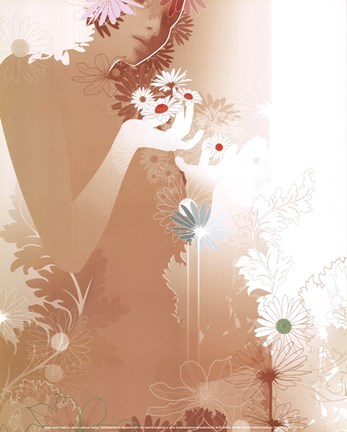 Framed Daisy Lores II Print