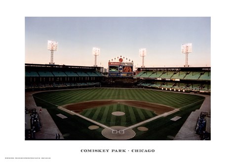 Framed Comiskey Park, Chicago Print