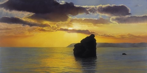 Framed Evening&#39;s Profile Print