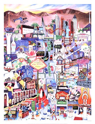 Framed Las Vegas Print
