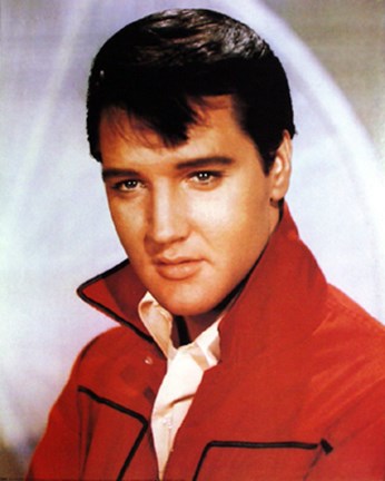 Framed Elvis Presley: Red Jacket Print