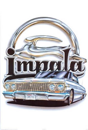 Framed Impala Logo Print