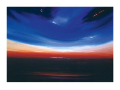 Framed Blue Planet Print