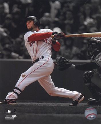 Framed Baseball Swing Print