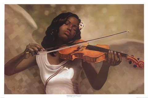 Framed Melody from Heaven Print