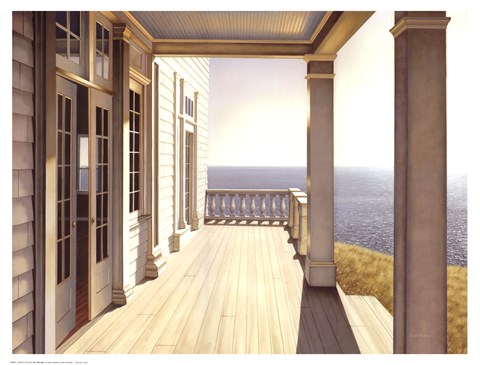 Framed By the Sea Print