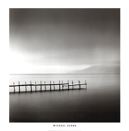 Framed Foggy Morning, Shikotsu Lake, Hokkaido, Japan, 2004 Print