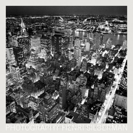 Framed Empire State Building, East View Print