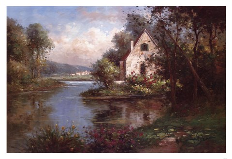 Framed Enchanting Chateau Print