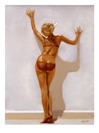 Framed Hot in the City Print