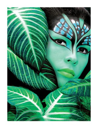 Framed Amazona, the Jungle Print