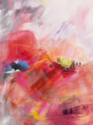 Framed Coquelicots II Print