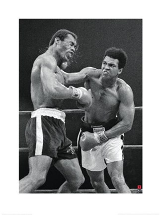Framed Muhammad Ali Vs. Ken Norton Print