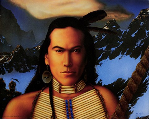 Framed Indian Male Print