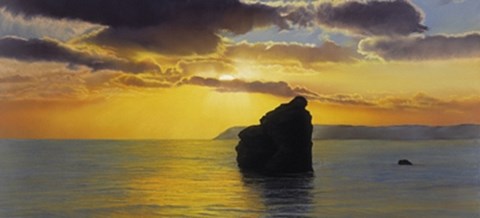 Framed Evening's Profile Print