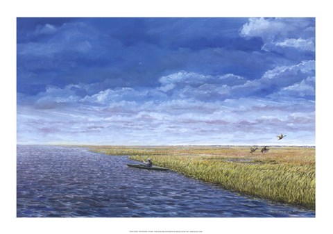 Framed Kayaker Print