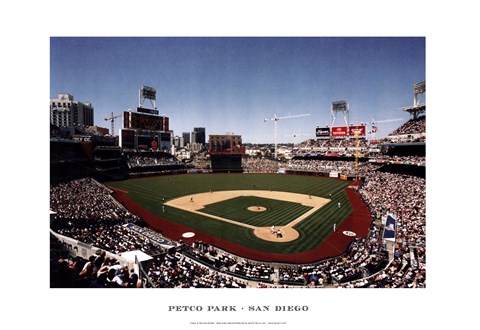Framed Petco Park, San Diego Print