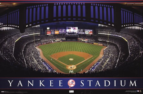Framed Yankee Stadium - 2009 Print