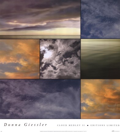 Framed Cloud Medley II Print