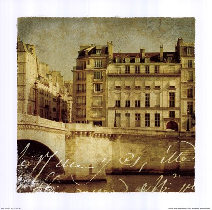 Framed Golden Age of Paris III Print
