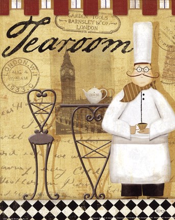 Framed Chef's Break IV Print