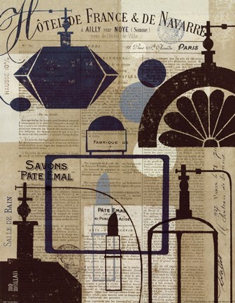 Framed French Spa I Print