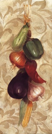 Framed Mixed Vegetables II Print