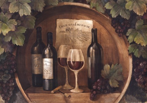 Framed At the Winery Print