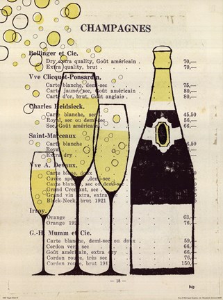 Framed Giggle Water III Print