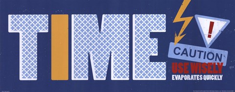 Framed Warning IV Print