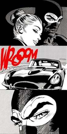 Framed Diabolik &amp; Eva II Print