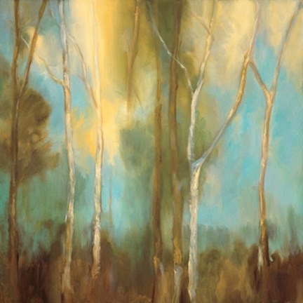 Framed Bare Trees I Print