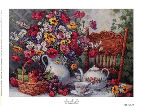 Framed Time For Tea Print