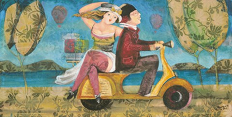 Framed Com&#39;e delizioso andar? Print