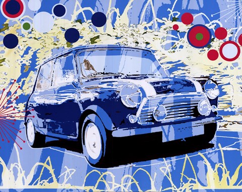 Vintage Mini Cooper Fine Art Print by Michael Cheung at FulcrumGallery.com