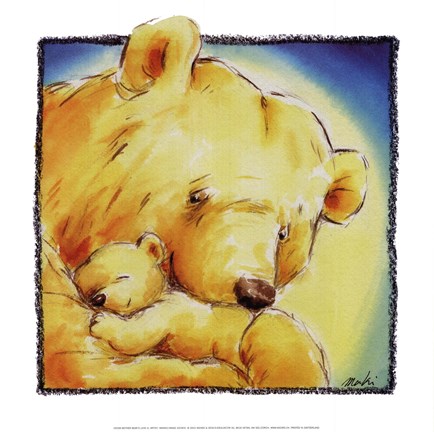 Framed Mother Bear's Love IV Print