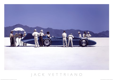 Framed Bluebird at Bonneville Print