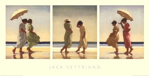 Framed Summer Days Triptych Print