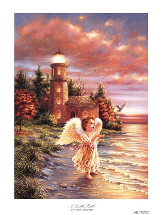 Framed Little Faith Print