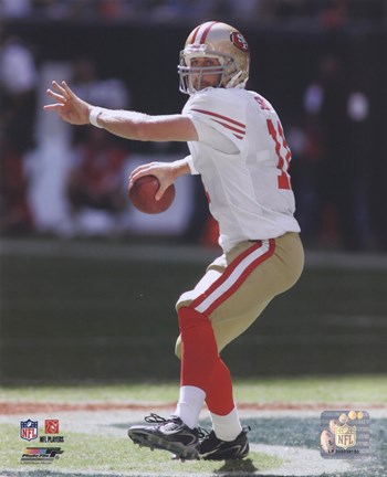 Framed Alex Smith 2009 Action Print