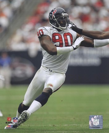 Framed Mario Williams 2009 Action Print